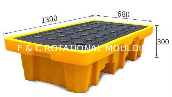High Quality Rotational molding 2 Drum Spill Plate