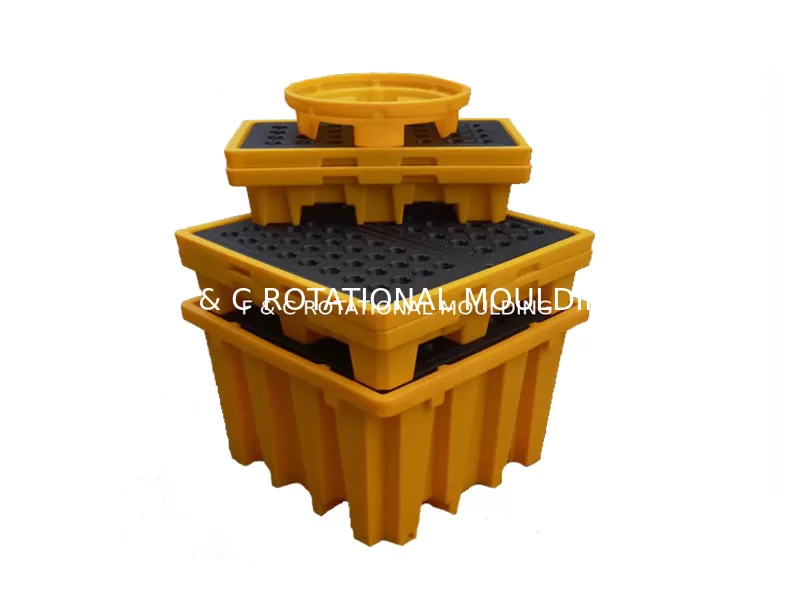 Rotomolding Spill Containment Pallet, Rotational Molding Spill Plate