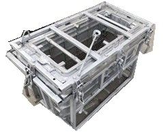 Aluminum Block Cooler Box Mold. Cooler Box Rotational Mold